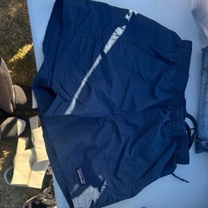 Patagonia Navy Athletic Drawstring Shorts
